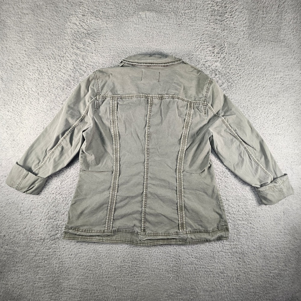 Anthropologie Faded Olive Utility Jacket with Patch Pockets - Picture 7 of 12